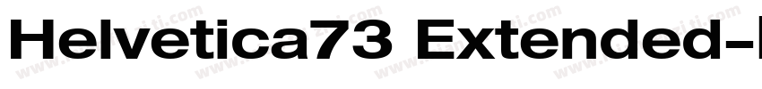 Helvetica73 Extended字体转换